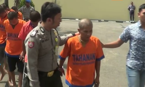 9 Begal Ditangkap, 1 di Antaranya Ditembak Polisi
