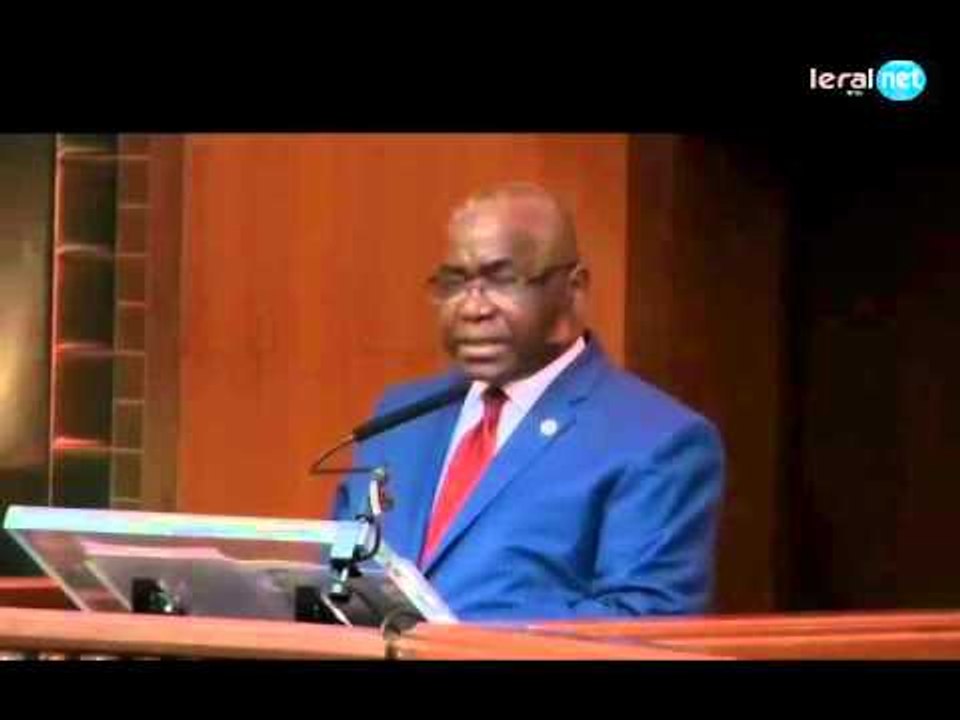 Léon Raphael Mokoko, président en exercice du groupe ACP