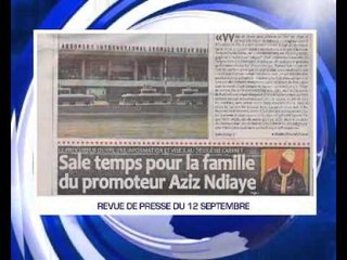 REVUE DE PRESSE WLF DU 12 SEPTEMBRE 2014