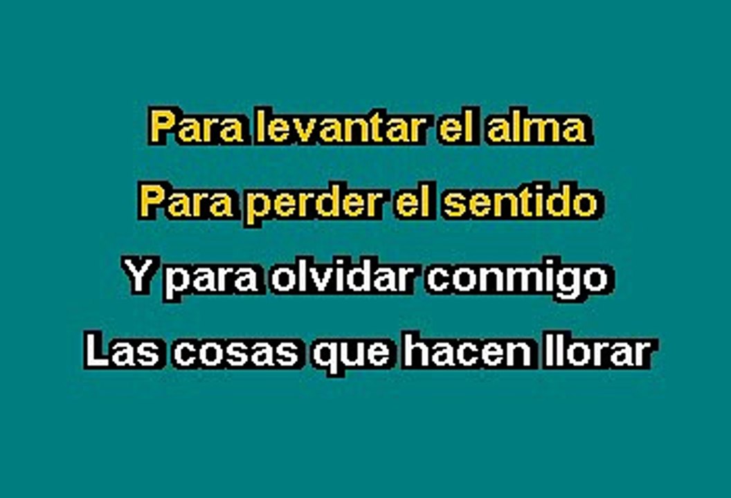 José Luis Rodríguez '' El Puma '' -  Agarrense de las manos (Karaoke)