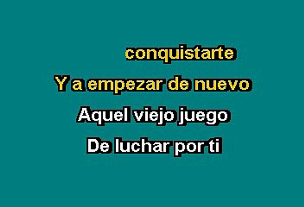 José Luis Rodríguez '' El Puma '' -  Voy a conquistarte (Karaoke)