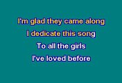 Julio Iglesias - To all the girls i've loved before (Con Willie Nelson) (Karaoke)
