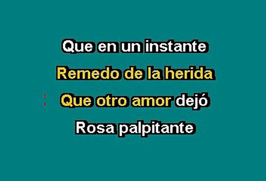 La rosa - Agustín Lara (Karaoke)