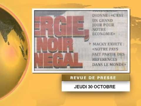 Revue de Presse Français 30 Octobre 2014
