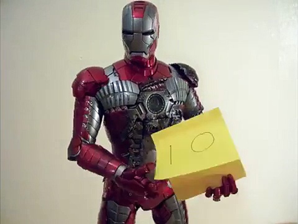 Hot Toys Iron Man Mark 5 Stop Motion Countdown