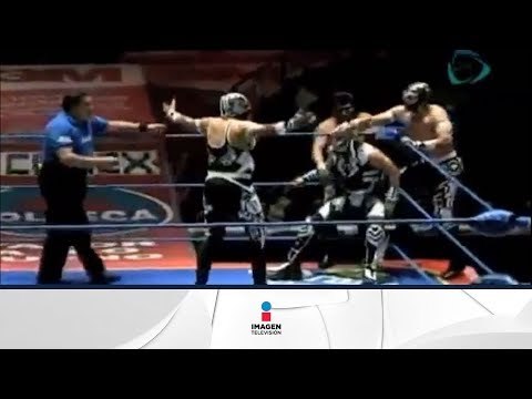 Rey Cometa, Pegasso y Ángel Azteca Jr. vs. Virus, Raziel y Cancerbero 31/03/2012
