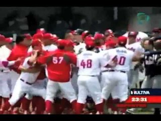 Se arma la campal entre Diablos y Tigres