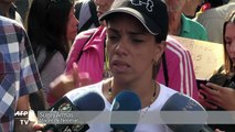 Manifestantes venezolanos rinden tributo a víctima de protestas