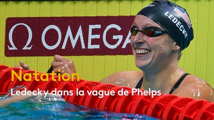 Natation : Ledecky dans la vague de Phelps