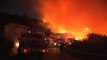 Les images de centaines d'hectares en flamme pendant la nuit