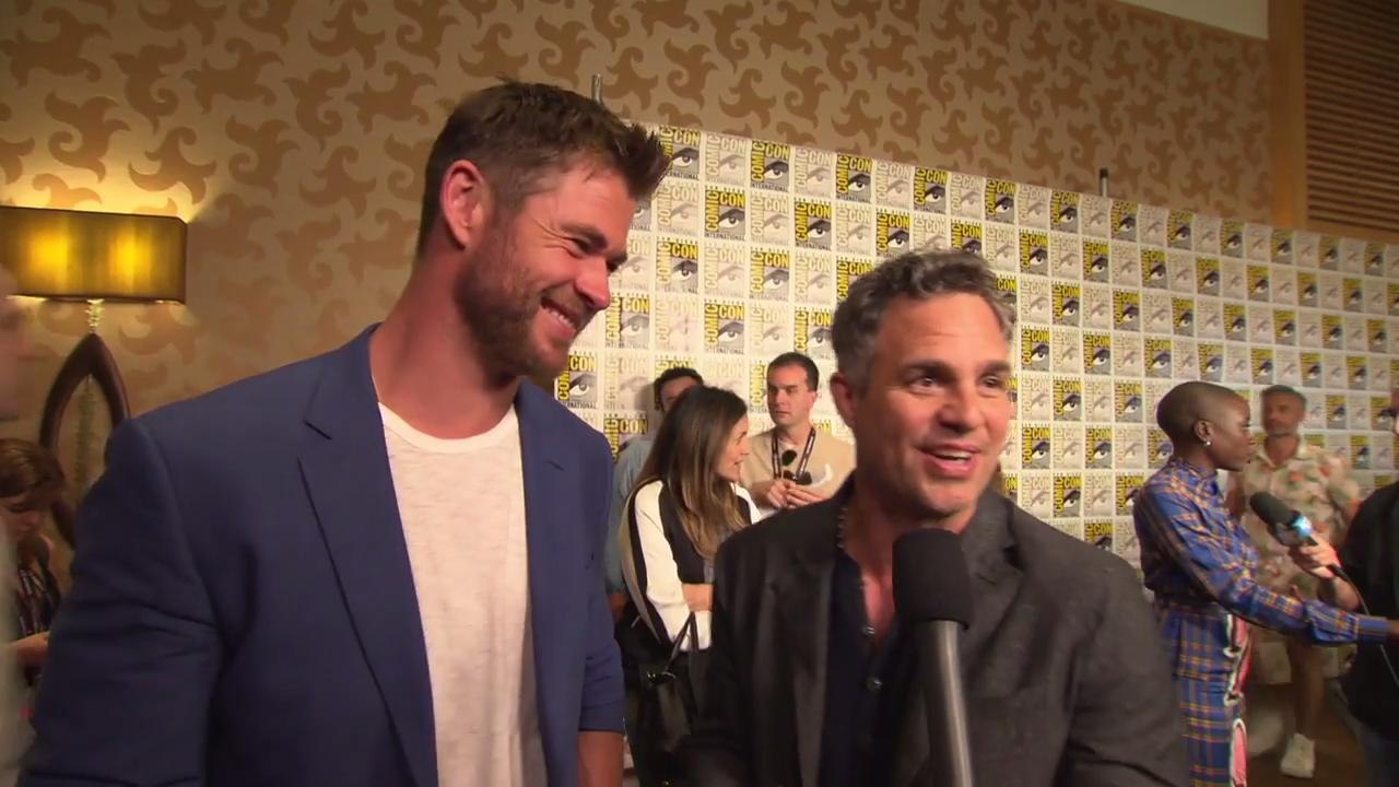 Chris Hemsworth And Mark Ruffalo Roast Their "Thor" Director