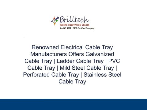 Cable Tray Manufacturers
