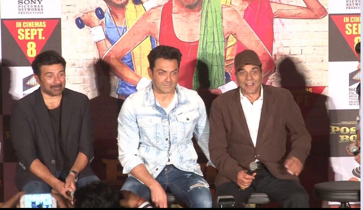 Poster Boyz Trailer I Launch I Dharmendra I Sunny Deol I Bobby Deol