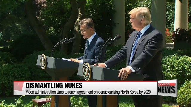 Moon administration aims to reach agreement on denuclearizing North Korea by 2020