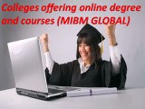 Colleges offering online degree and courses in India