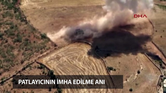 420 kilogram amonyum nitrat ile yapılmış patlayıcı imha edildi