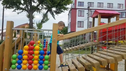 Outdoor playground for kids. Family fun video  from DreamTV CHANNEL