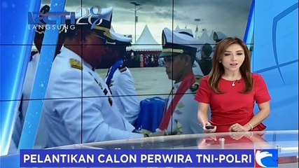 Presiden Jokowi Lantik 728 Calon Perwira TNI-Polri