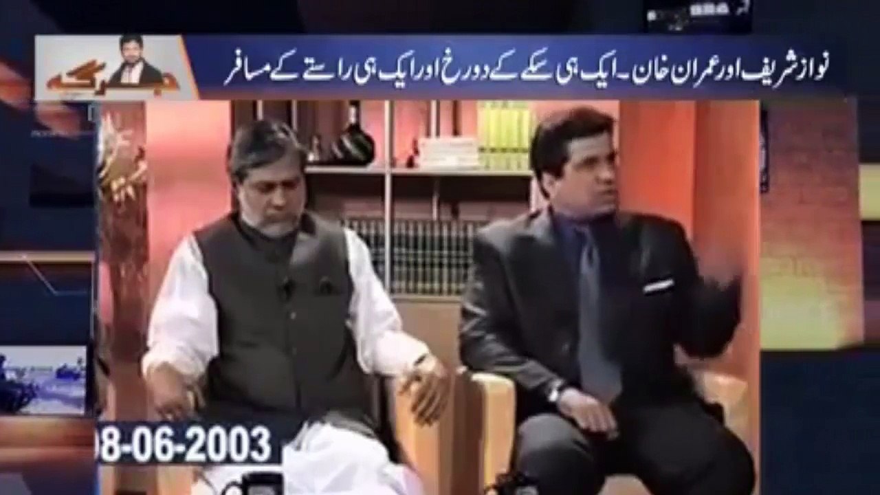 Danial Aziz Abuse Ishaq Dar and Nawaz Sharif in Hamid Mir Show