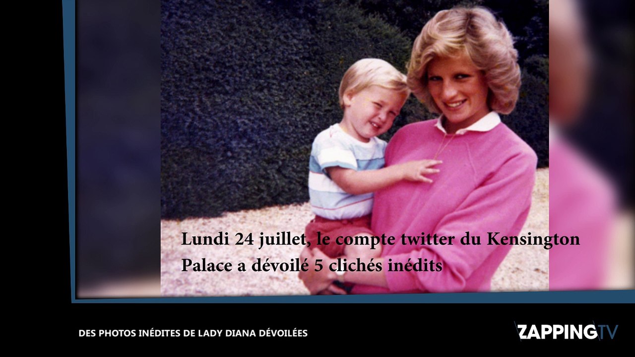 Lady Diana : Des photos inédites avec les princes William et Harry dévoilées (vidéo)