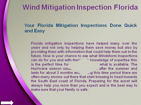 Wind Mitigation Inspection Florida