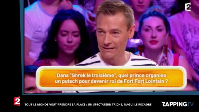 Tout le monde veut prendre sa place : Un spectateur triche et se fait recadrer par Nagui (vidéo)