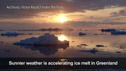 Sunnier weather accelerating Greenland's ice melt