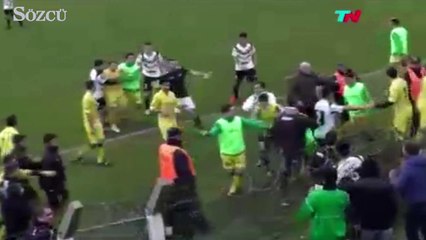 Saha bir anda ringe döndü