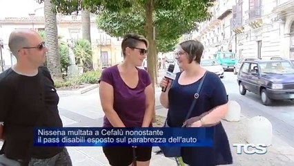 Nissena multata a Cefalu nonostante il pass disabili esposto sul parabrezza dell auto