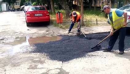 asa se asfalteaza in romania inainte de alegeri