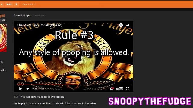 YTP - is Absolute Fucking Garbage a YTP style? (The MGM Lion Collab Entry)