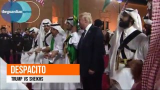 Trump Dance on Despacito With Saudi Arab Sheikhs