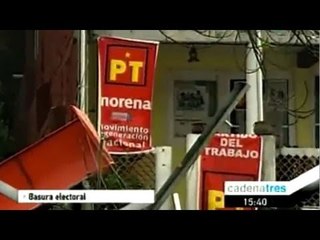 Propaganda electoral, una pesadilla para la imagen urbana del DF