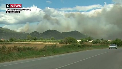 Incendie de forêt de 400 ha dans le sud du massif du Lubéron