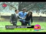 No lo Cuentes. Alessandra y Eugenio Derbez celebraron seis años de noviazgo