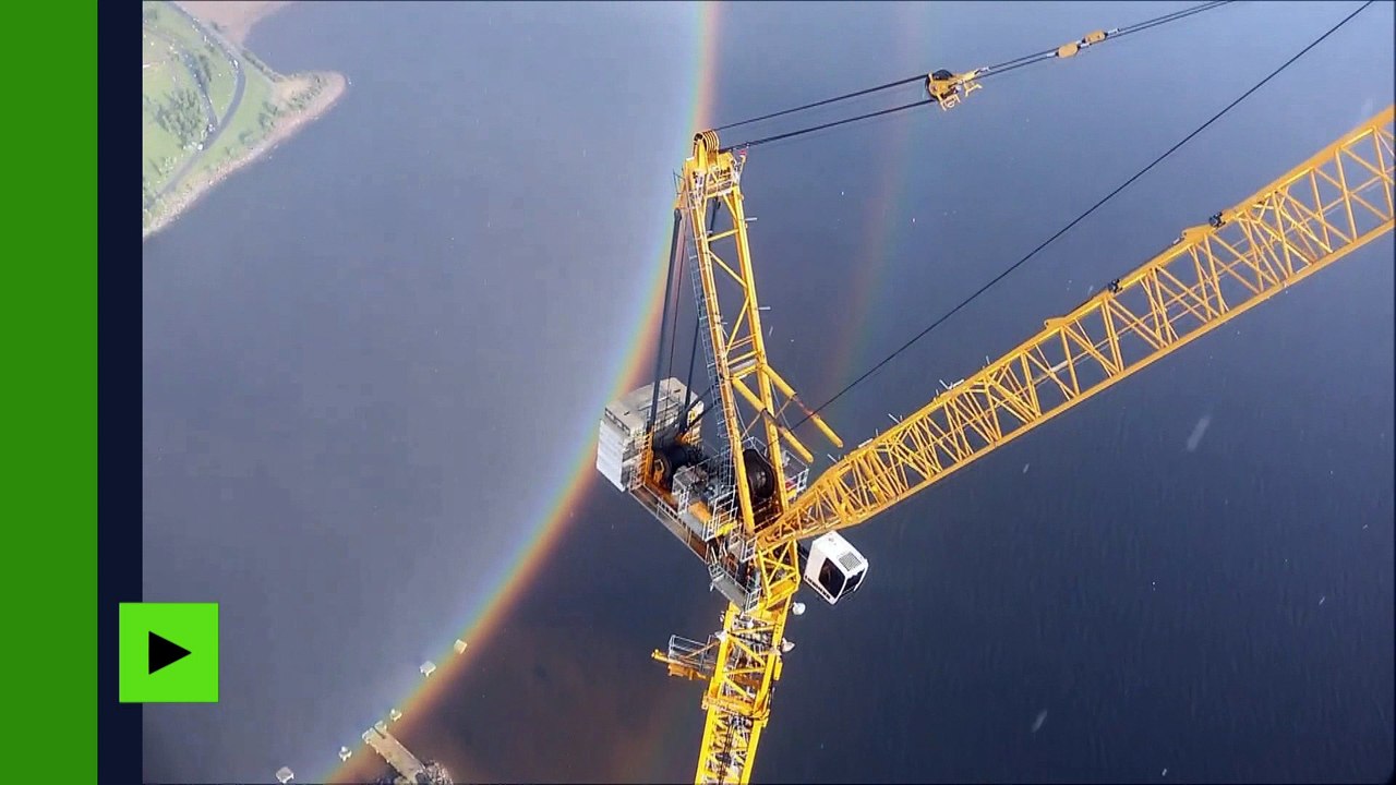 Saint-Pétersbourg : de rares images d’un arc-en-ciel parfaitement circulaire