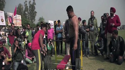 Punjabi weight-lifters stand up to bench press challenge