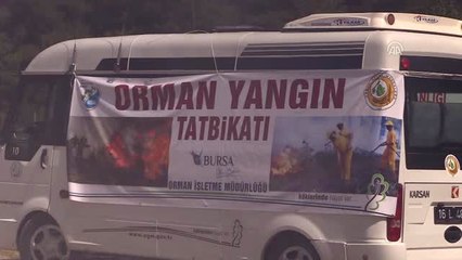 Helikopter Destekli Yangın Tatbikatı