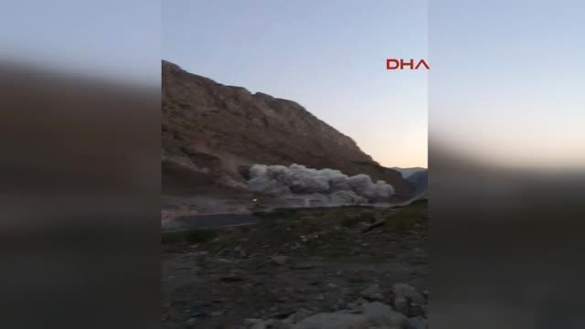 Hakkari'de Patlatılan Dinamit, Deprem Etkisi Meydana Getirdi