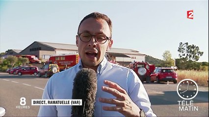 Var : incendie non maîtrisé autour de Saint-Tropez