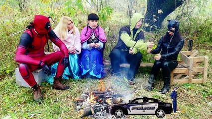 Anna joined the Jokers poo ¦ Fun Superheroes Movie In Real Life