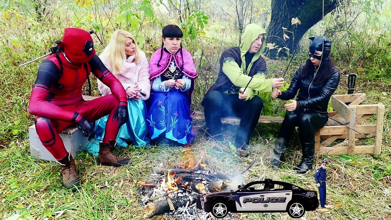 Anna joined the Jokers poo ¦ Fun Superheroes Movie In Real Life
