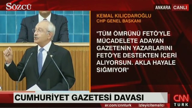 Kılıçdaroğlu: Gazeteciler 109 yıl sonra...