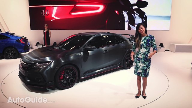 Reviews car - 2018 Honda Civic Type R Prototype First Look - 2016 Paris Motor Show