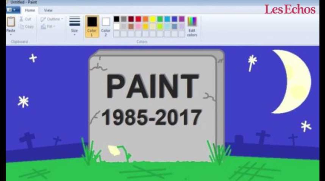 En tweets : les internautes (et leurs dessins) sauvent le logiciel Paint