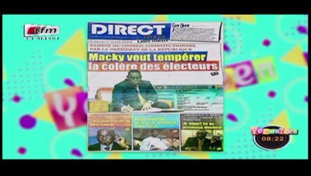 RUBRIQUE REVUE DES TITRES avec IBOU DIOUF dans Yeewu Leen du 25 Juillet 2017