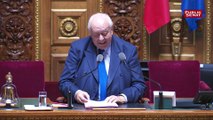 Sénat: la dernière séance de Jean-Claude Gaudin