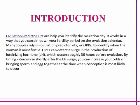 Ela Woman Highlights Working of Ovulation predictor kits