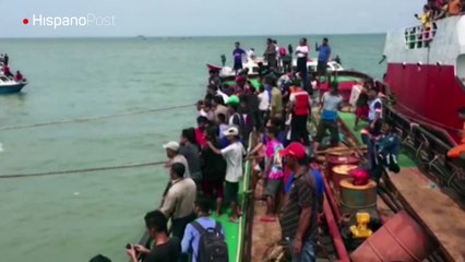 Al menos 10 muertos en naufragio de lancha en Indonesia