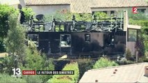 Incendie : les habitants évacués font leur retour à Carros (Alpes-Maritimes)